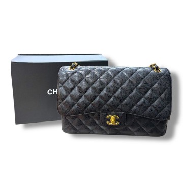 Chanel Classic Jumbo Double Flap (Black)