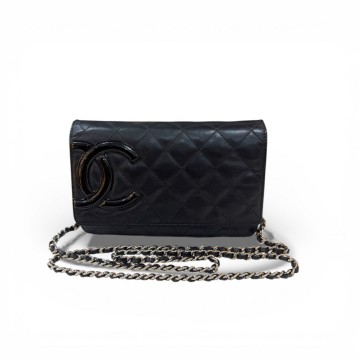 Chanel Cambon Wallet On Chain (Black)