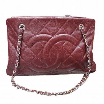 Chanel Timeless Tote (Burgundy)