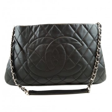 Chanel Leather Expandable Ligne Shoulder Bag