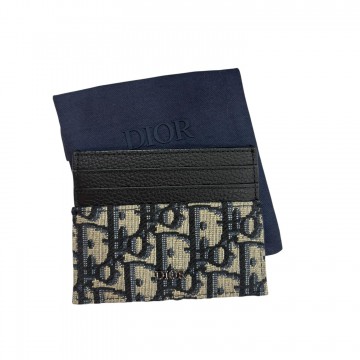 Dior Card Holder Dior Card Holder Beige and Black