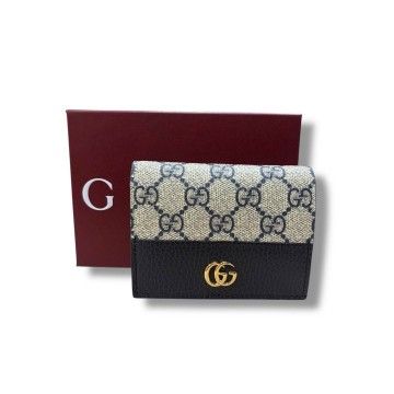 Gucci GG Marmont Wallet (Navy)