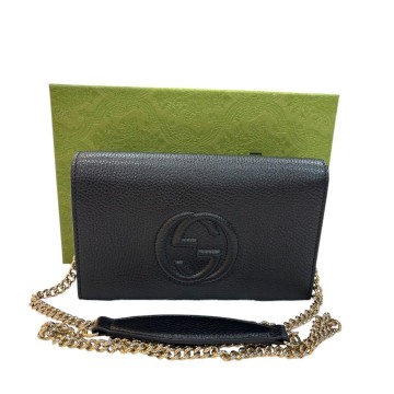 Gucci Soho Wallet On Chain (Nero)