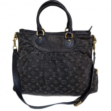 Louis Vuitton Neo Cabby MM (Black Denim)