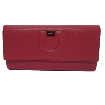 Ferragamo Gancio City Long Flap Wallet