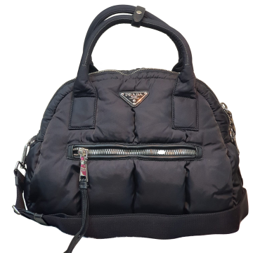 Prada Bomber Bowling Bag
