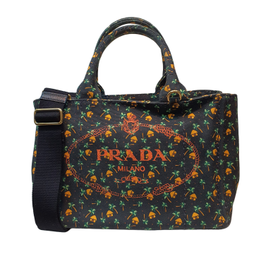 Prada Canapa St. Palma Shopping Tote