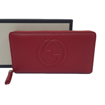 Gucci Soho Continental Wallet (Rouge)