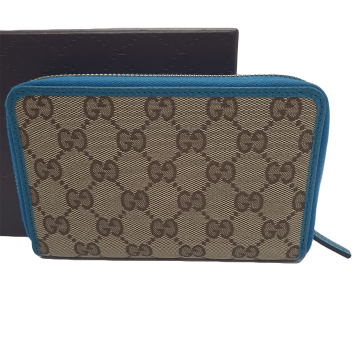 Gucci Short Zipped Wallet (Turquoise)