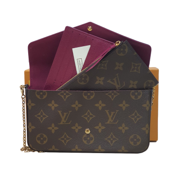 Louis Vuitton PO Felicie GM MNG (Fuchsia)