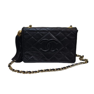 Chanel Vintage Flap With Tassle (Nero)