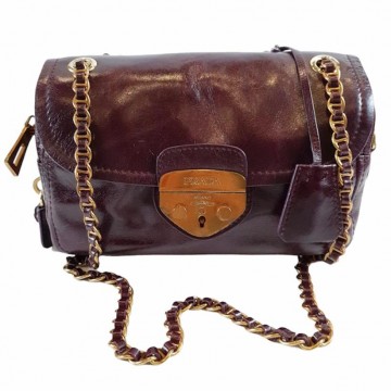 Prada Pattina Push Lock Chain Crossbody