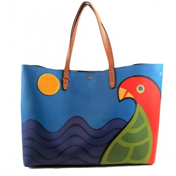 Tory Burch Kerrington Parrot Tote