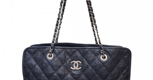 Chanel French Rivera Shopping Tote (Nero)